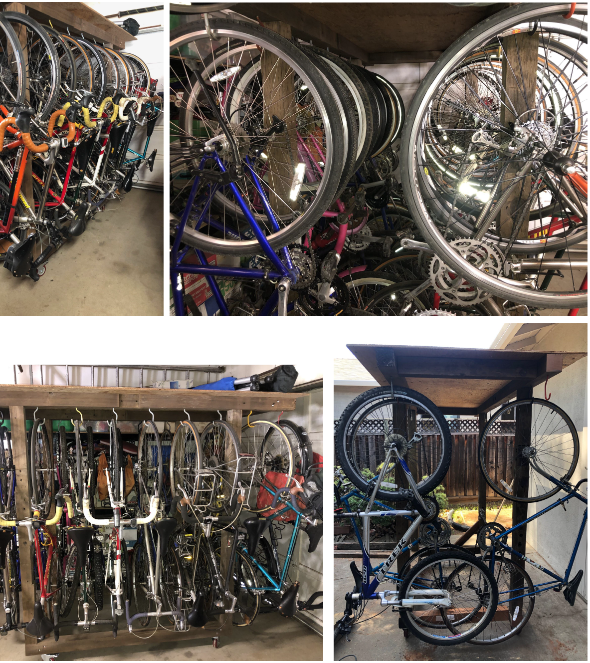 An Inexpensive Free Standing Bicycle Rack