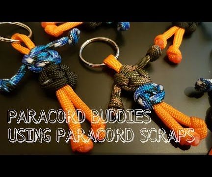 Paracord Buddies- A great way to use your scraps. (Video)
