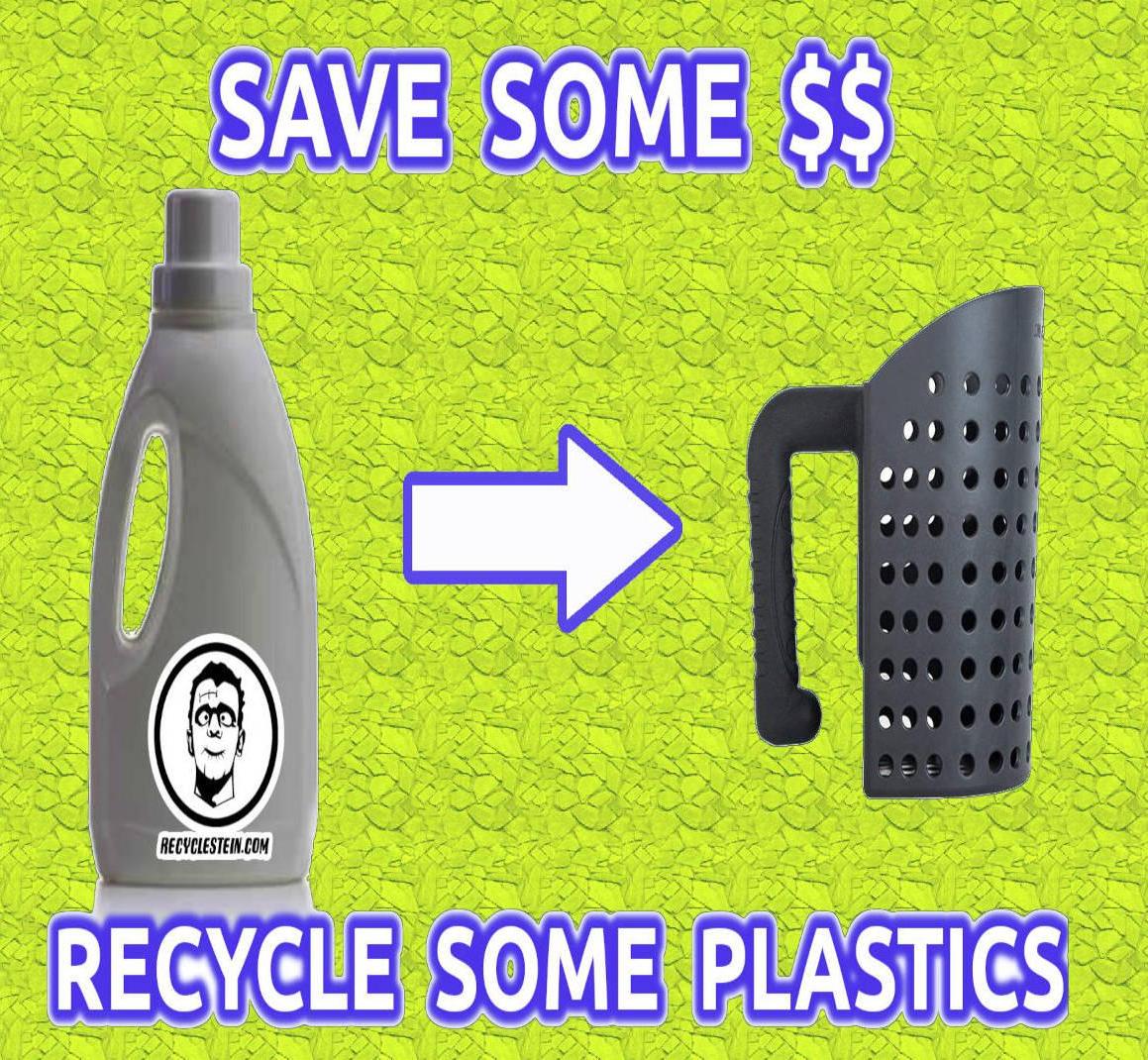 Sand Scoop for Metal Detecting From a Laundry Detergent Bottle