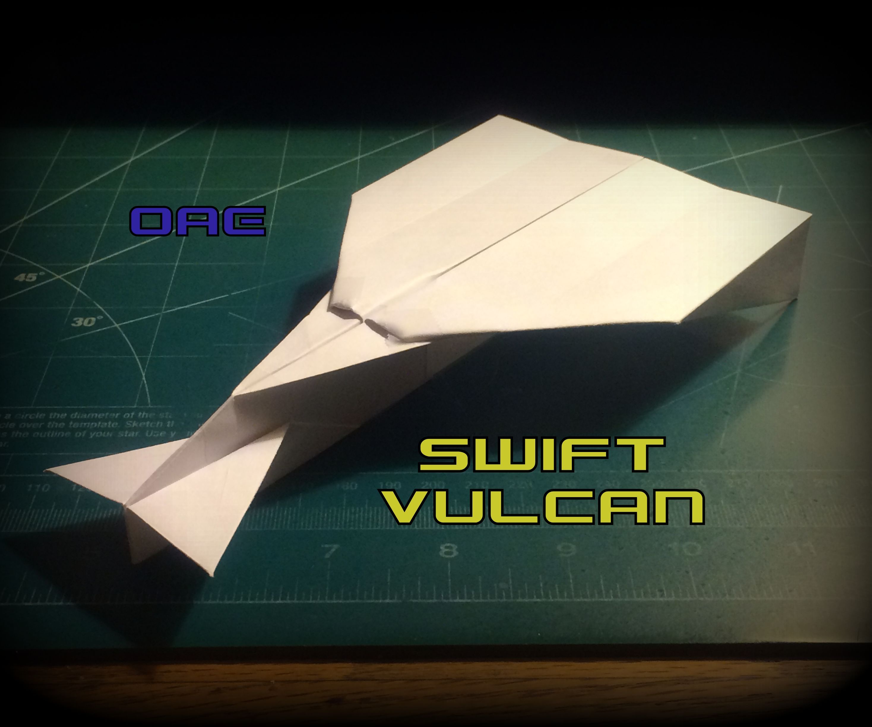 How To Make The Swift Vulcan Paper Airplane