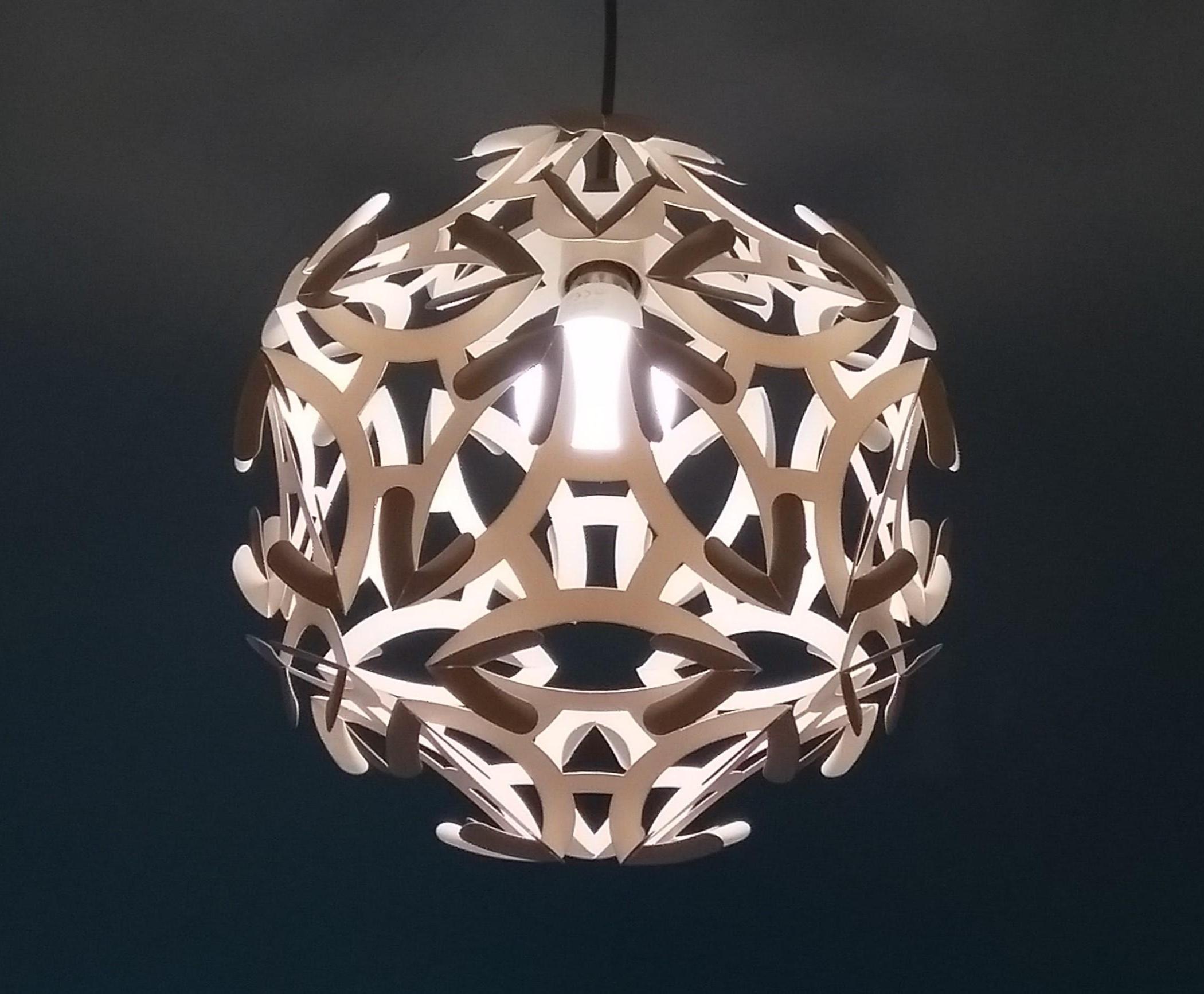 Interlocking Icosahedron Light Shade