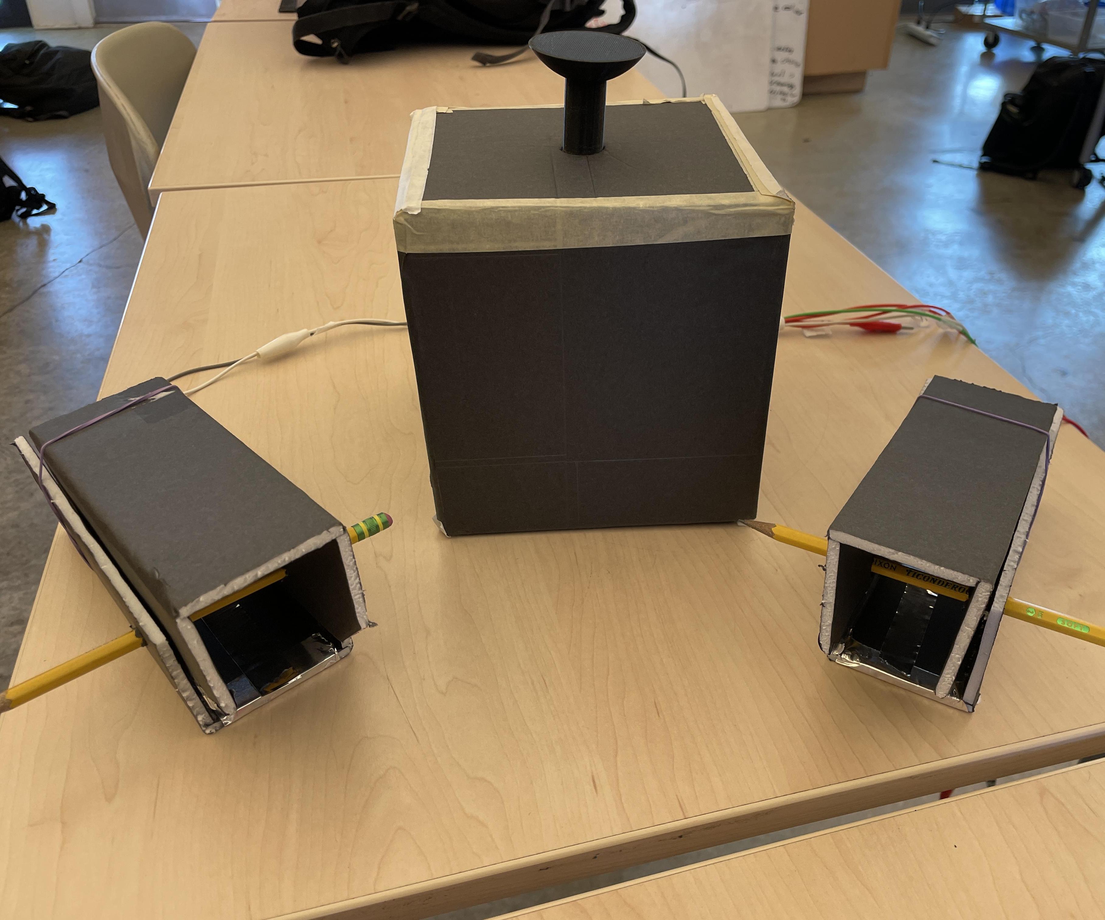 Joystick and Foot Pedals