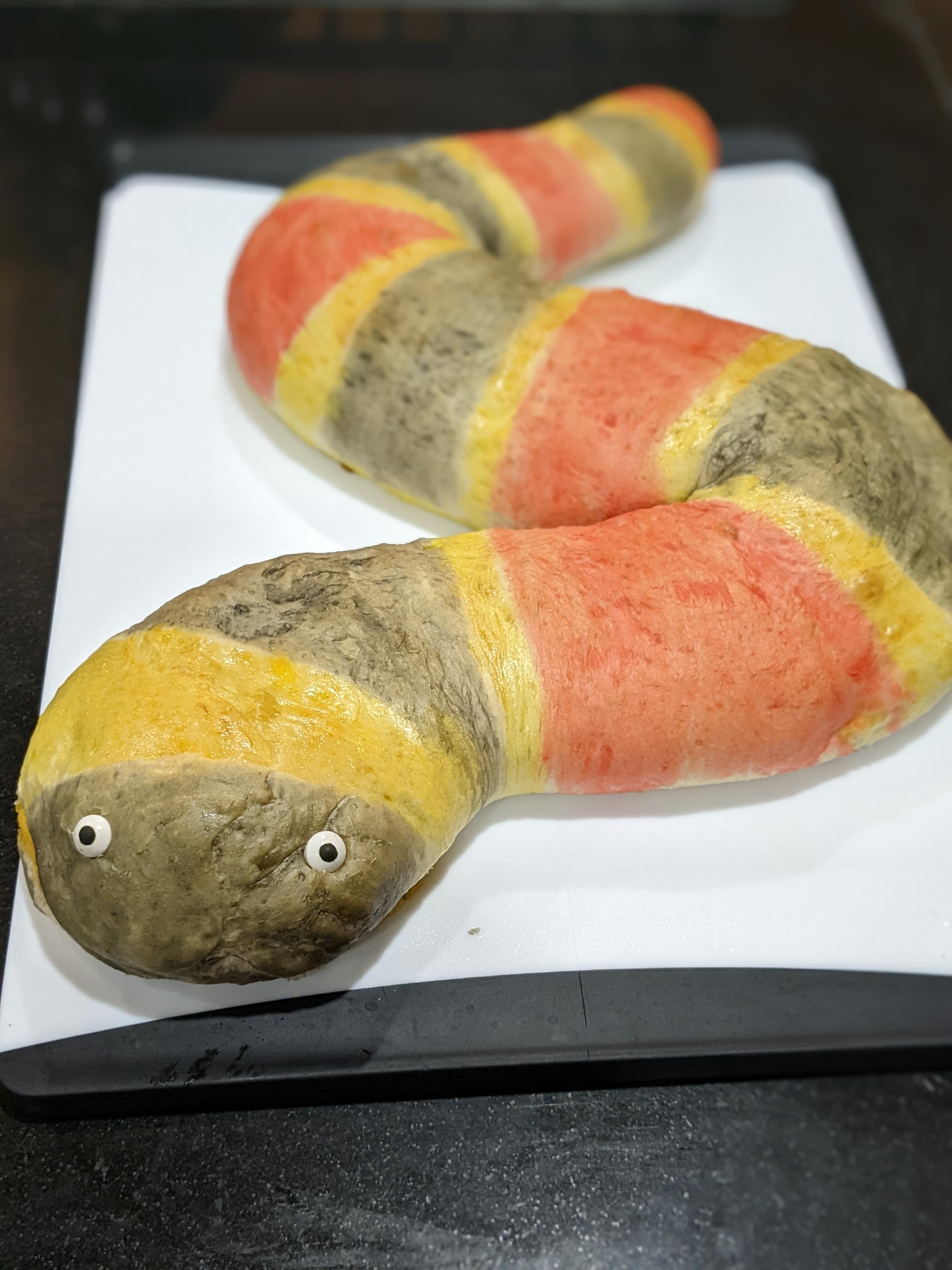 Butternut Squash Pizza Snakes