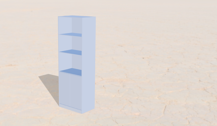 Estantería Blanca De Madera Estilo Nórdico 