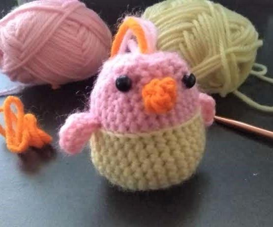 Crochet Easter Chick (with Mohawk)