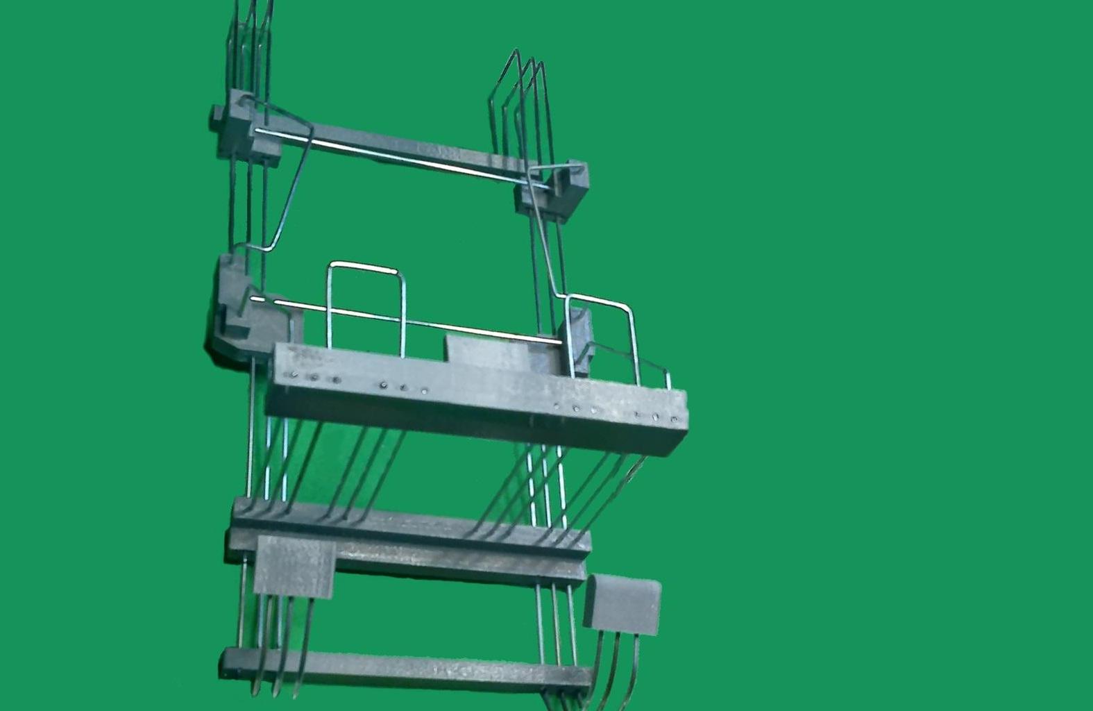 Cloth Ironing-Set Hanger From Used Bicycle Spokes and 3DPrinting