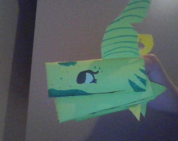 Dragon Puppet!(Paper and Tape)