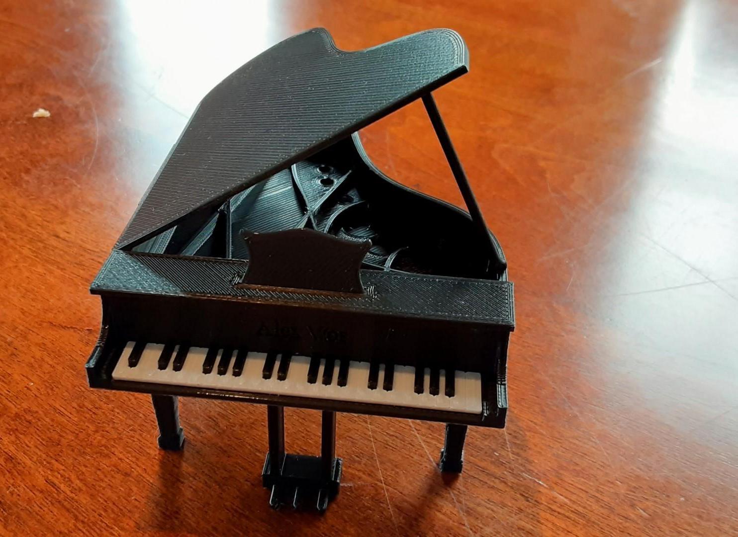 3D Printed Piano