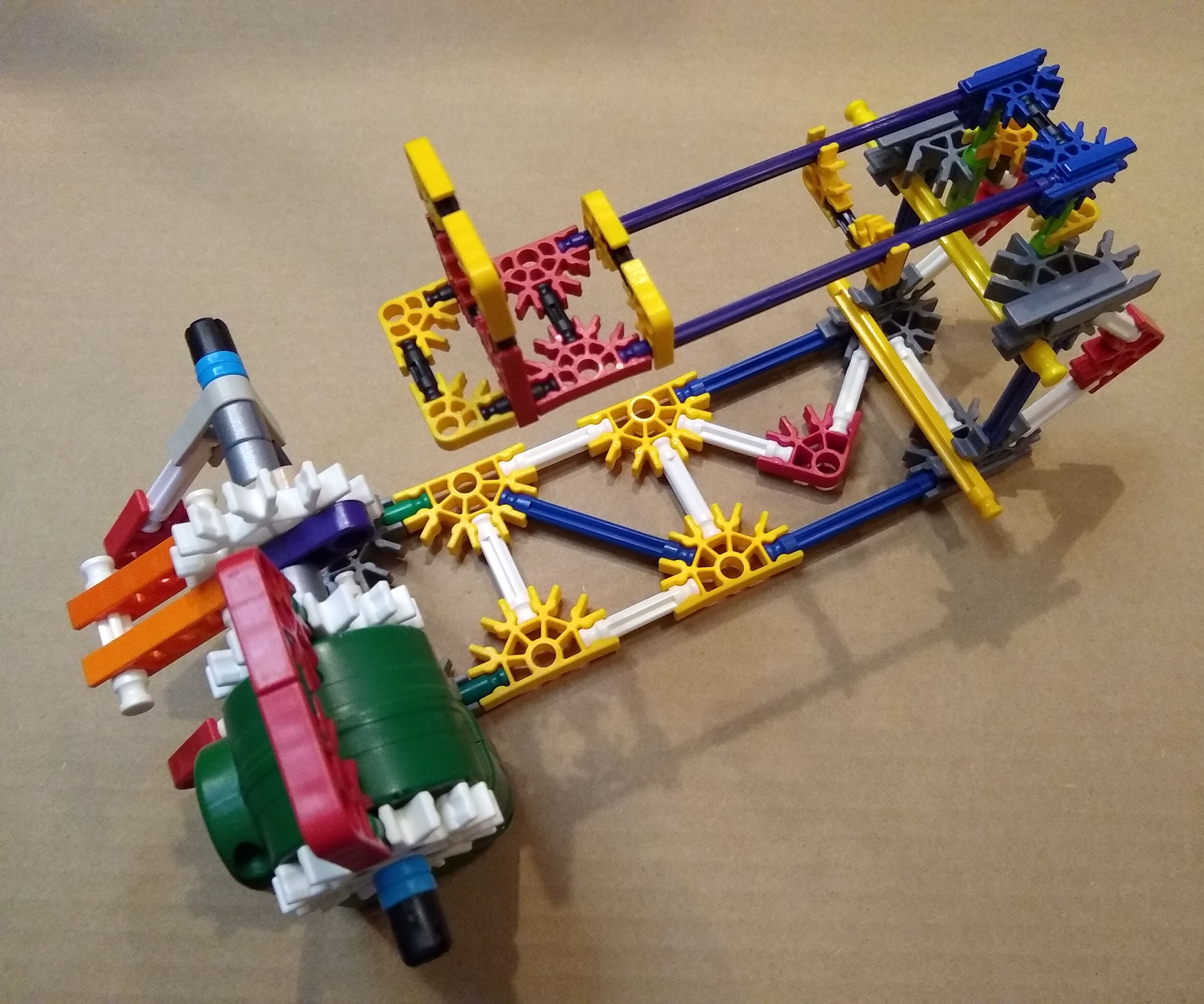 K'nex Paper Wad Launcher