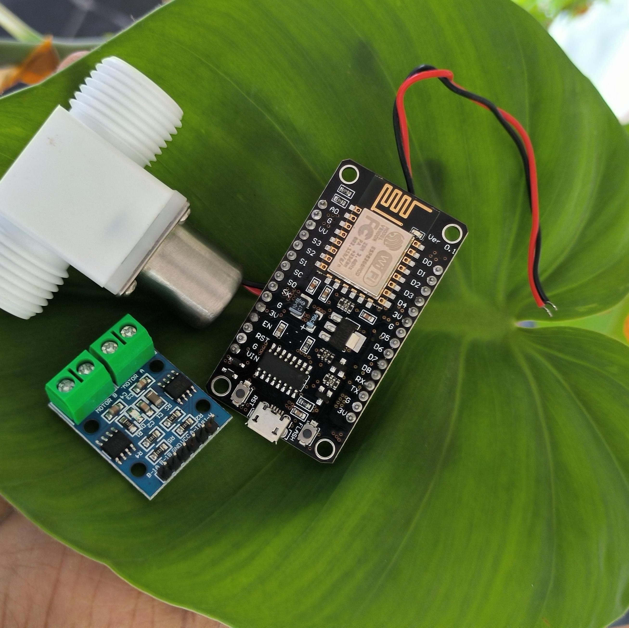 Google Assistant Controlled Smart Valve With NodeMCU to Water Your Garden