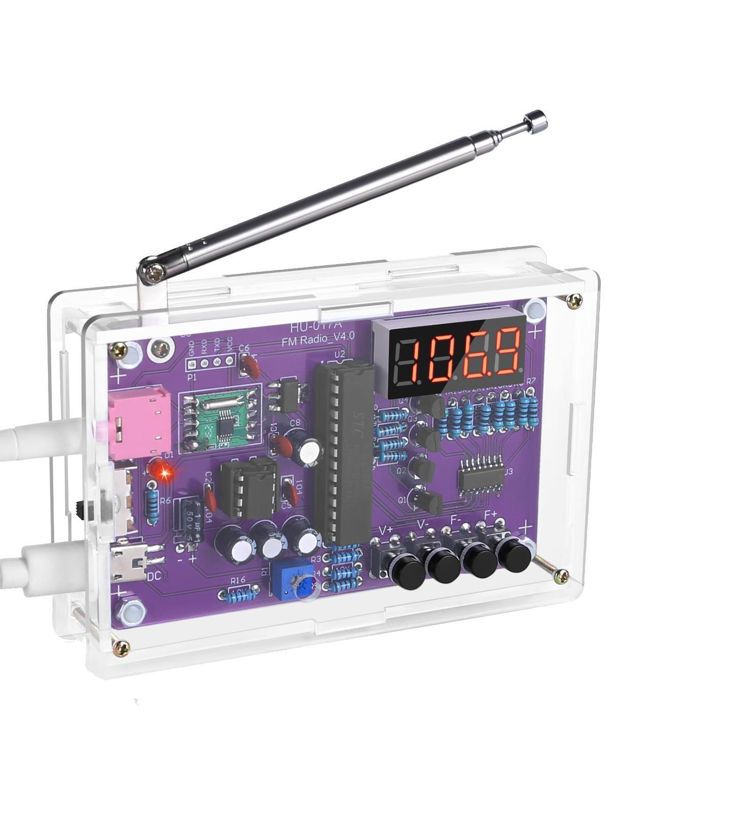 FM Radio Kit Soldering Project With Headphone Jack