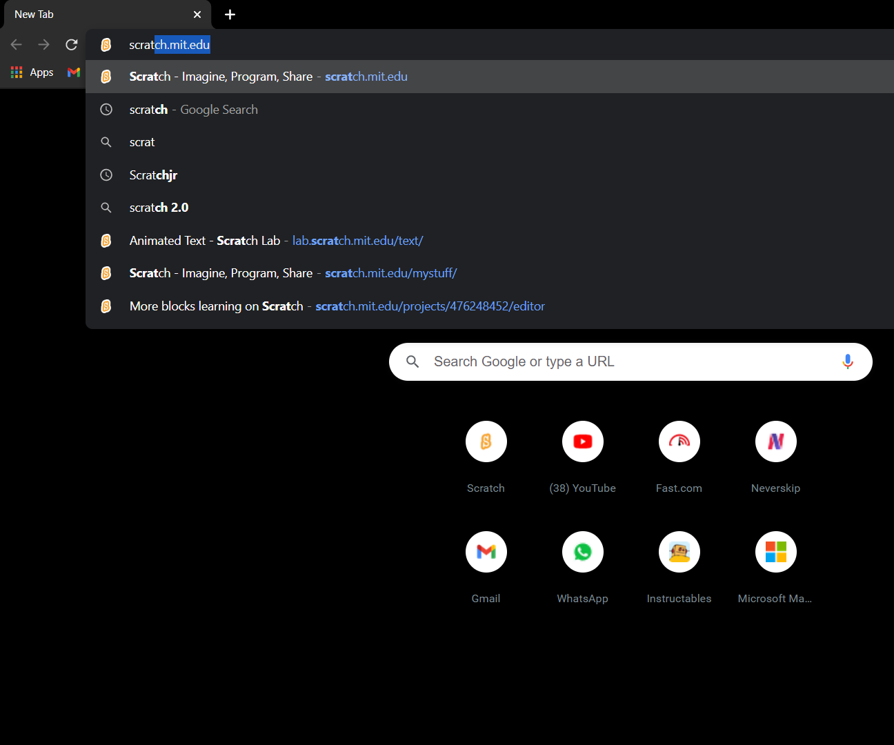 Scratch Tutorial (Sign In)