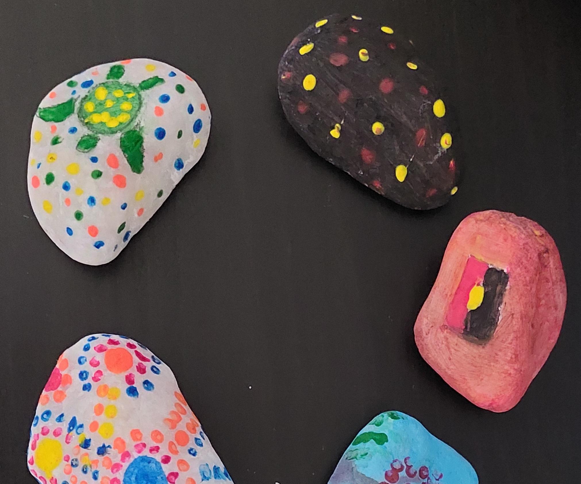 Creating Rock Painting!