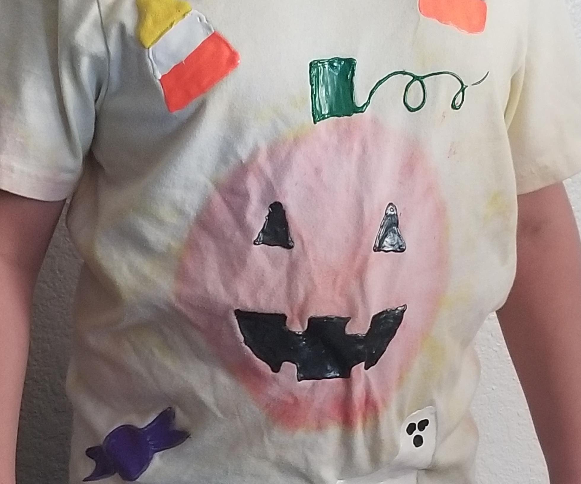 Easy DIY Halloween Tie Dye Shirt