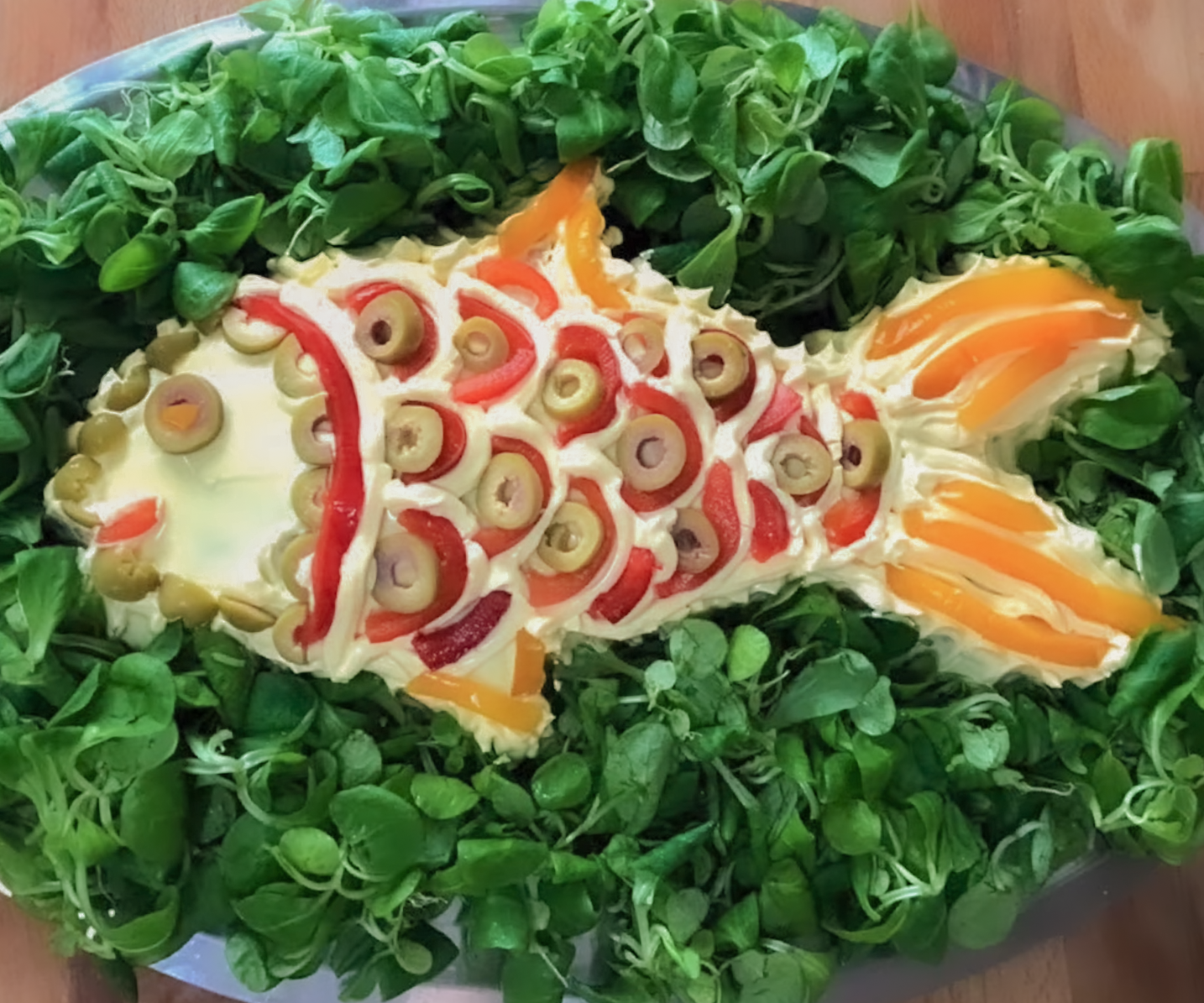 Fish-shaped Potato Mash With Tuna
