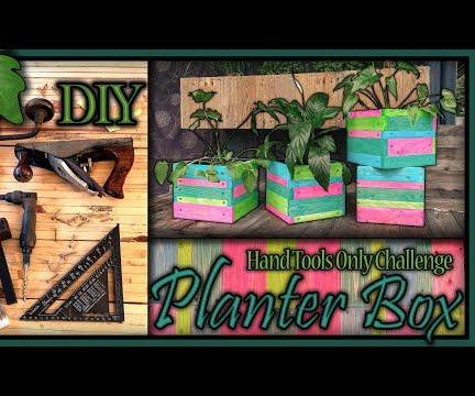 Pallet Wood Planter Box (+video)