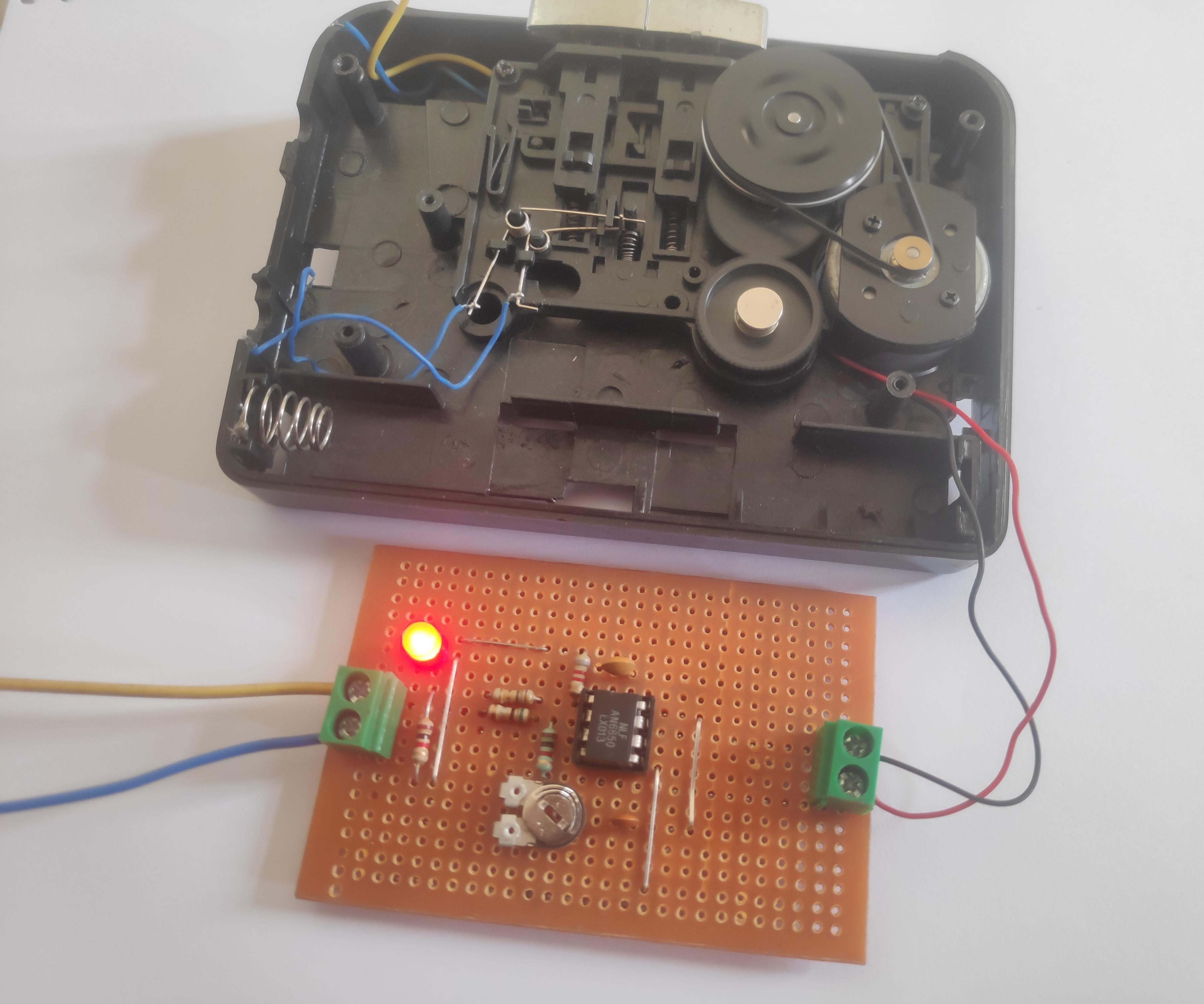 Cassette Tape Speed Control Circuit
