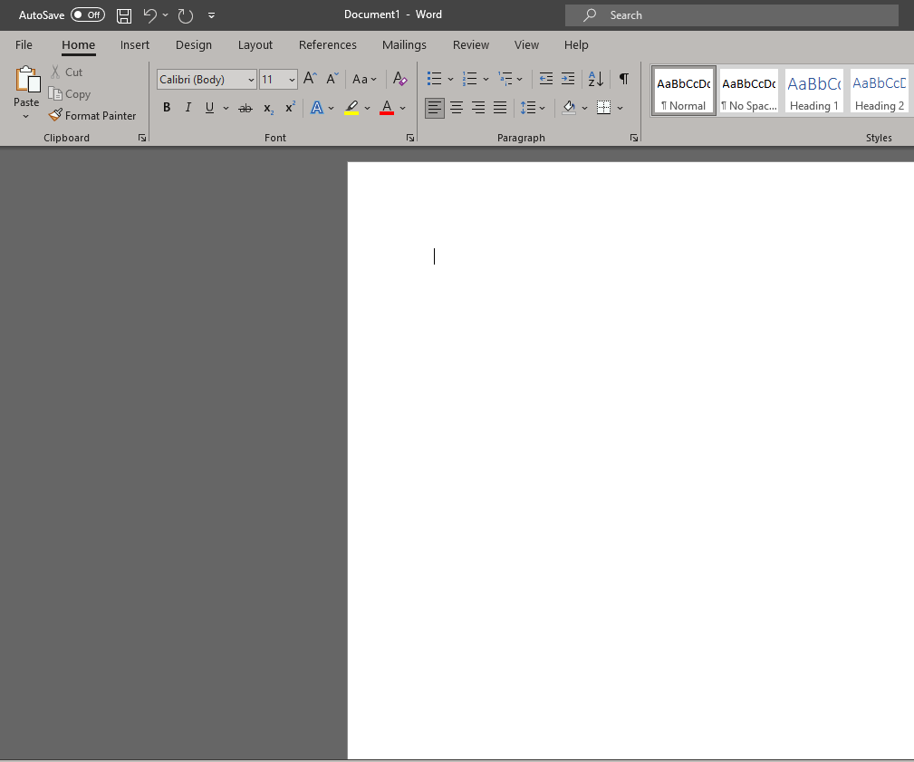 Creating Documents in Microsoft Office