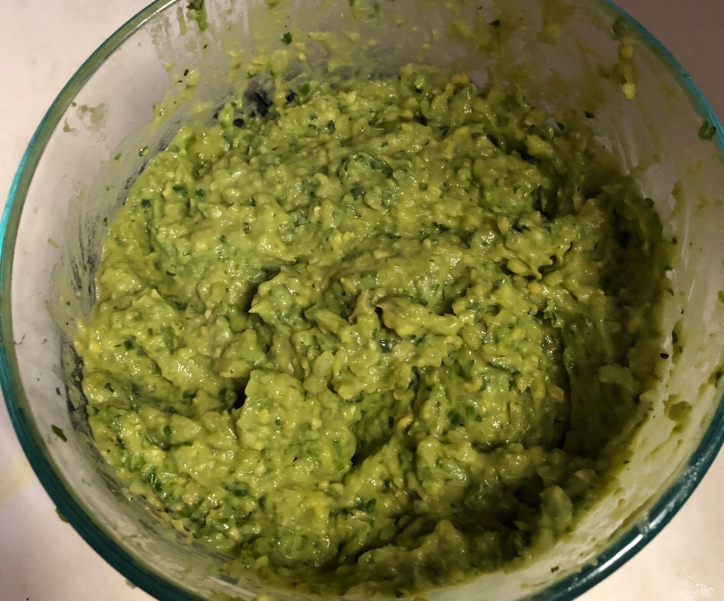 Spicy, Creamy Guacamole!