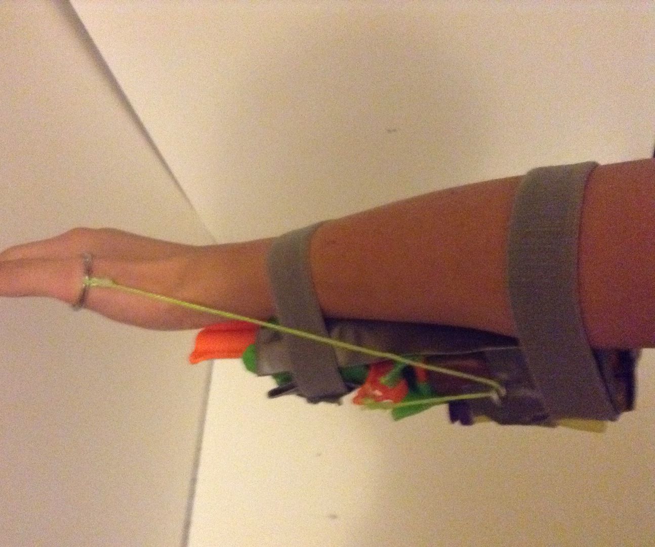 How to Mod the NERF Zombie Strike Doublestrike Blaster to Be Wrist-mounted