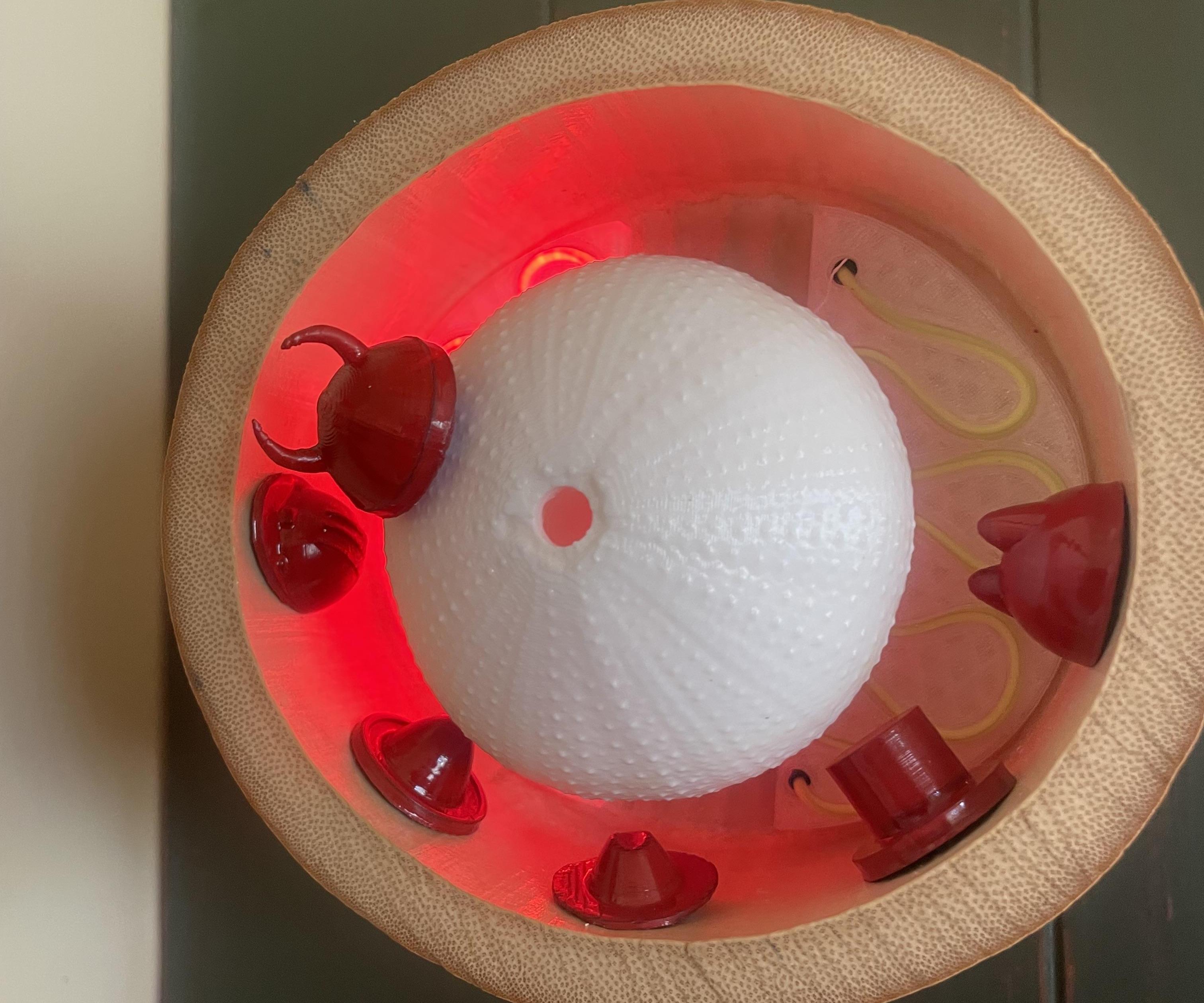 Sea Urchin Hat Tide Clock