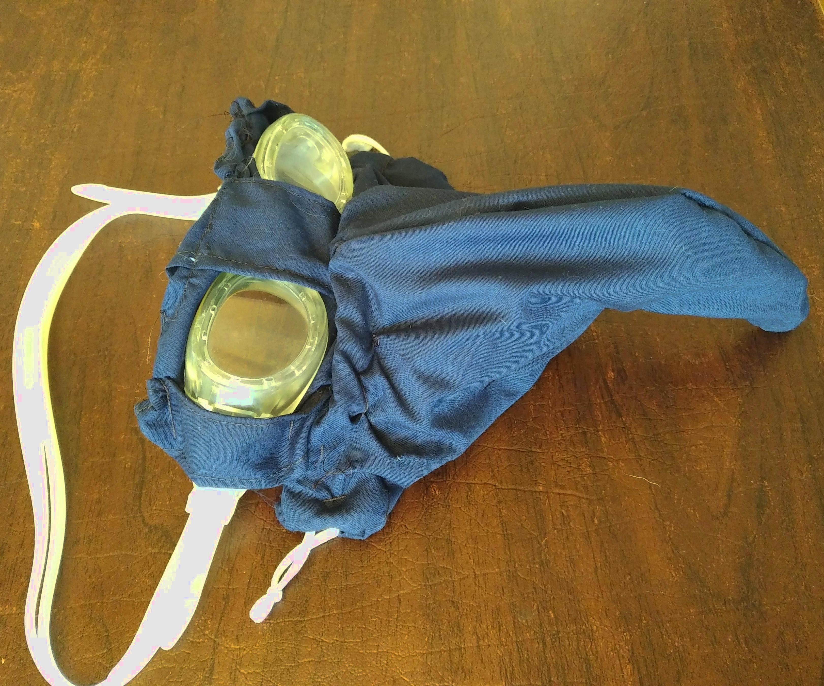 "Plague Doctor" Mask From Fabric Face Mask