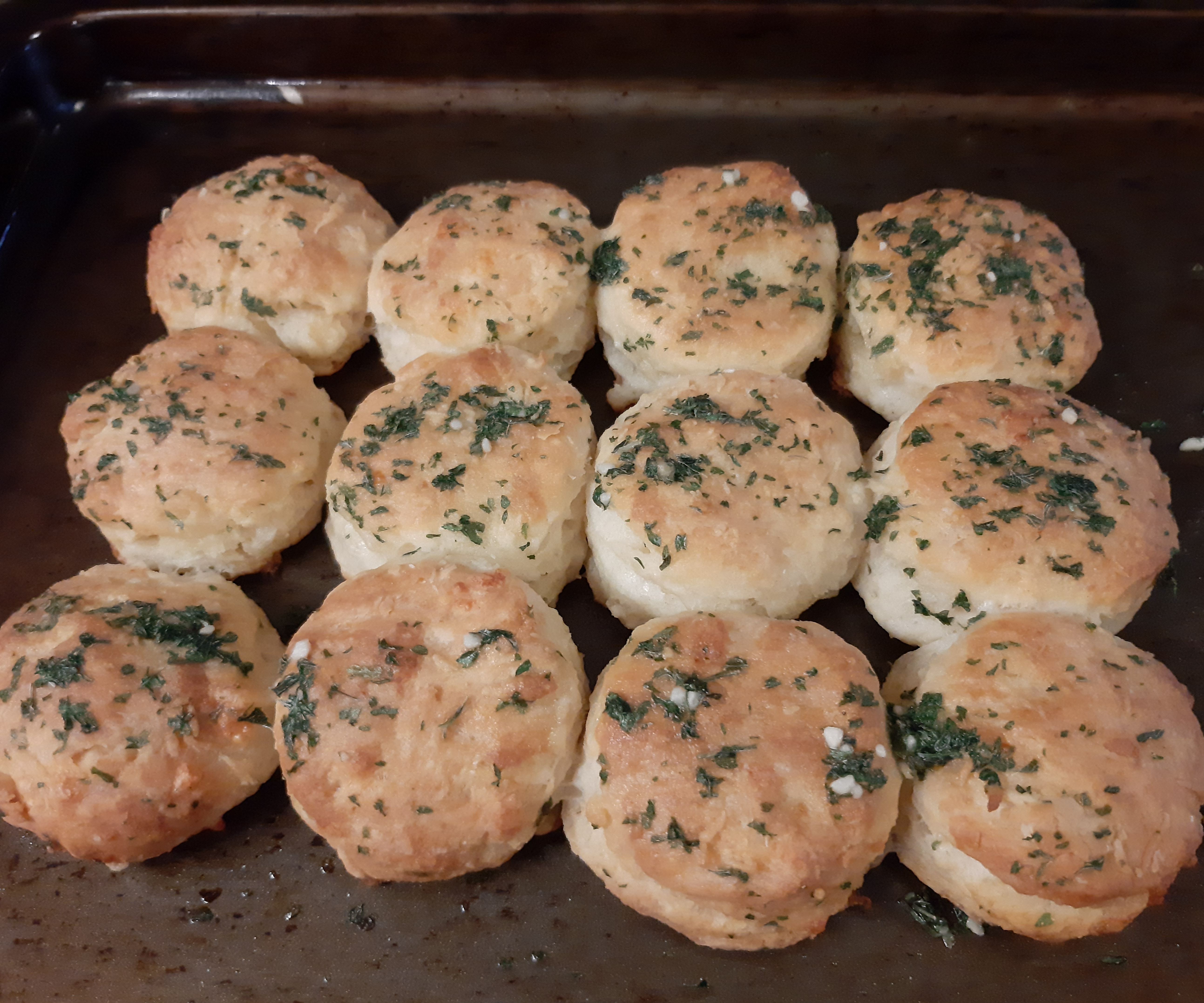 Crimson Crustacean Cheddar Bay Biscuits