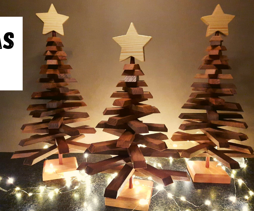 Wooden Christmas Tree - Decor Item
