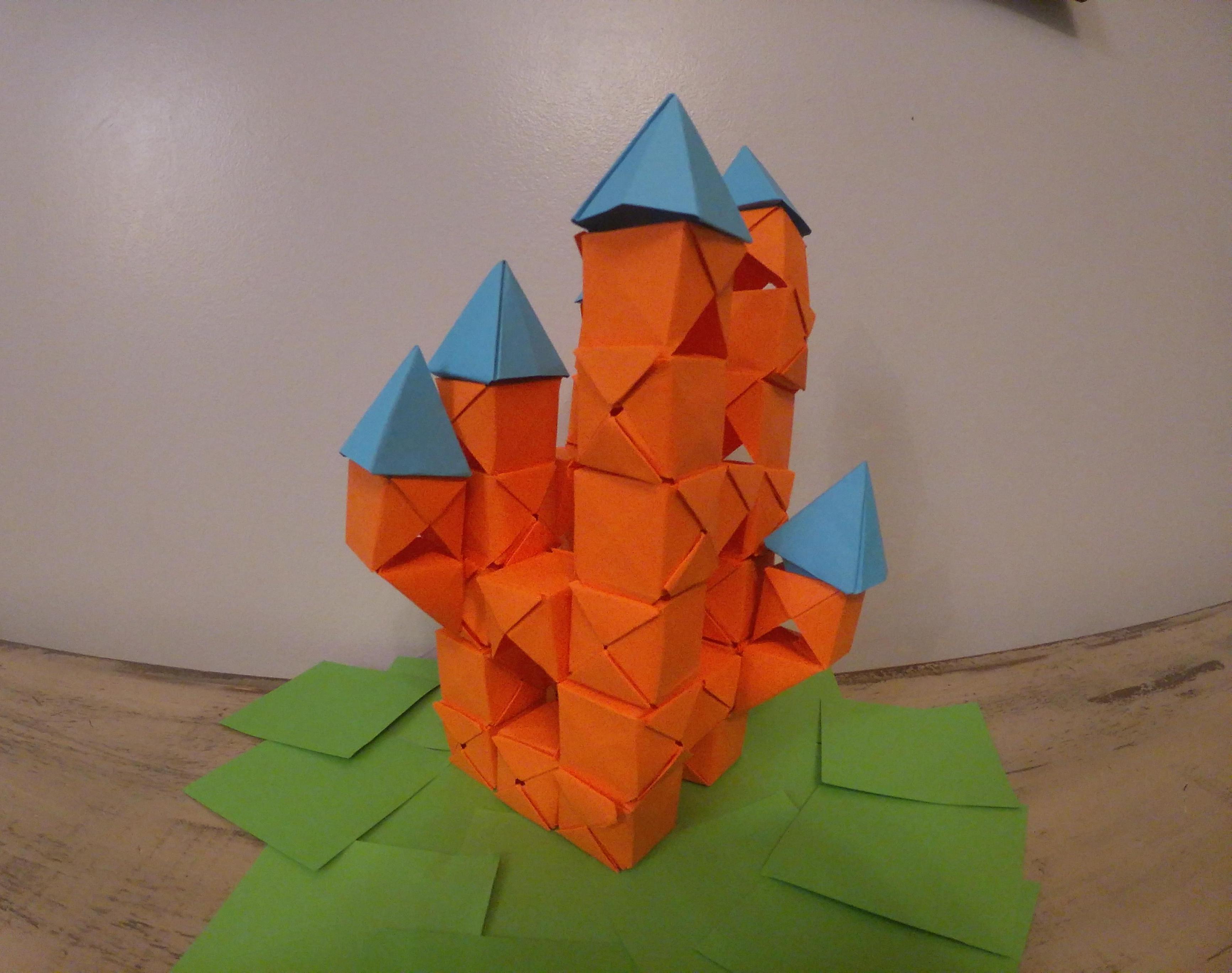 Modular Origami Castle