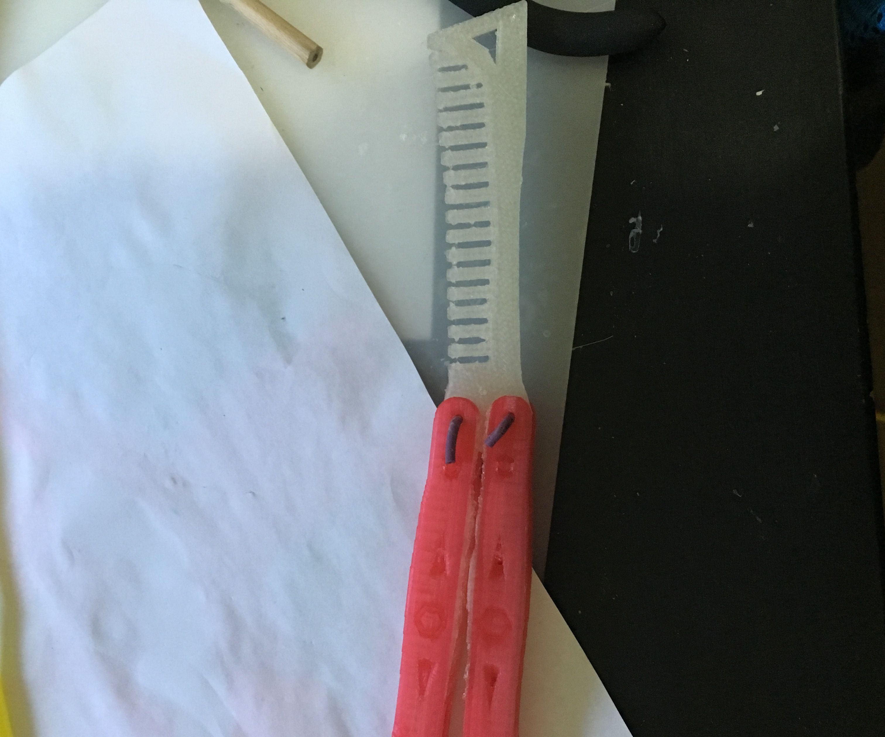 3d Printed Butterfly Comb