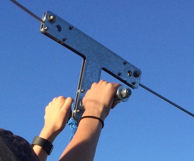 $50 DIY Zipline Trolley