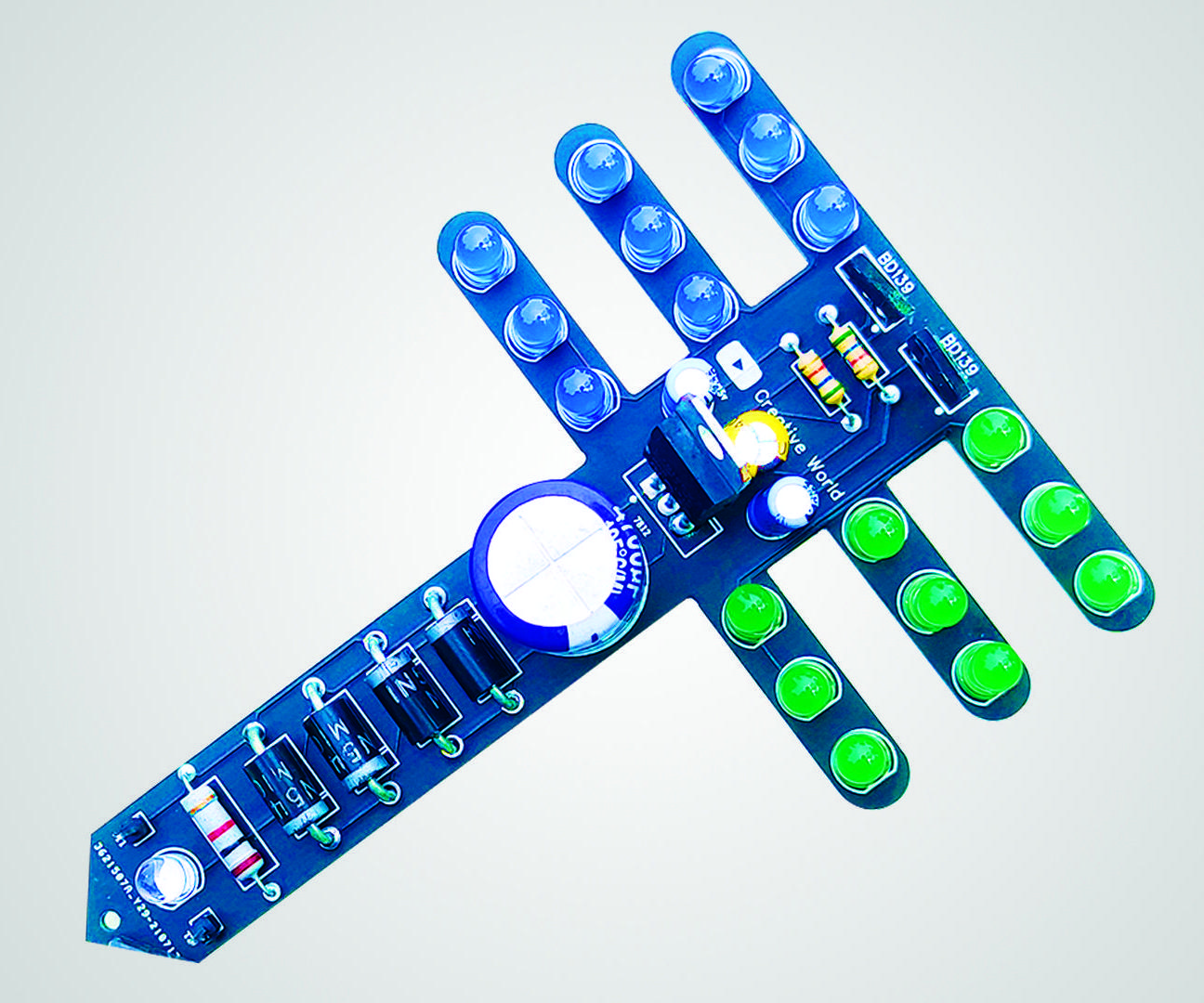 Simple LED Flasher - Custom Design PCBs - DC 12v