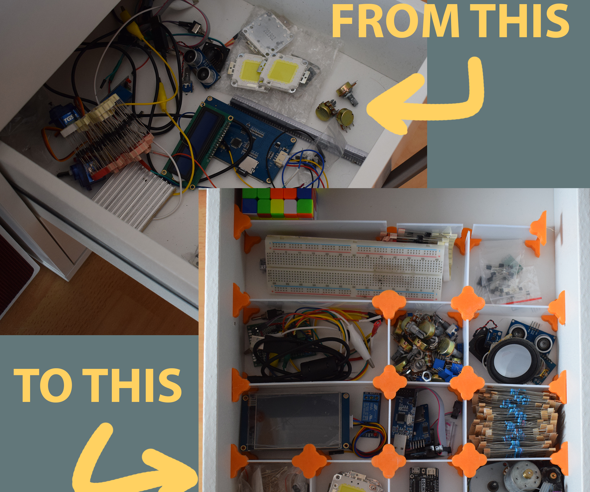 [3D Print] Drawer Organizer