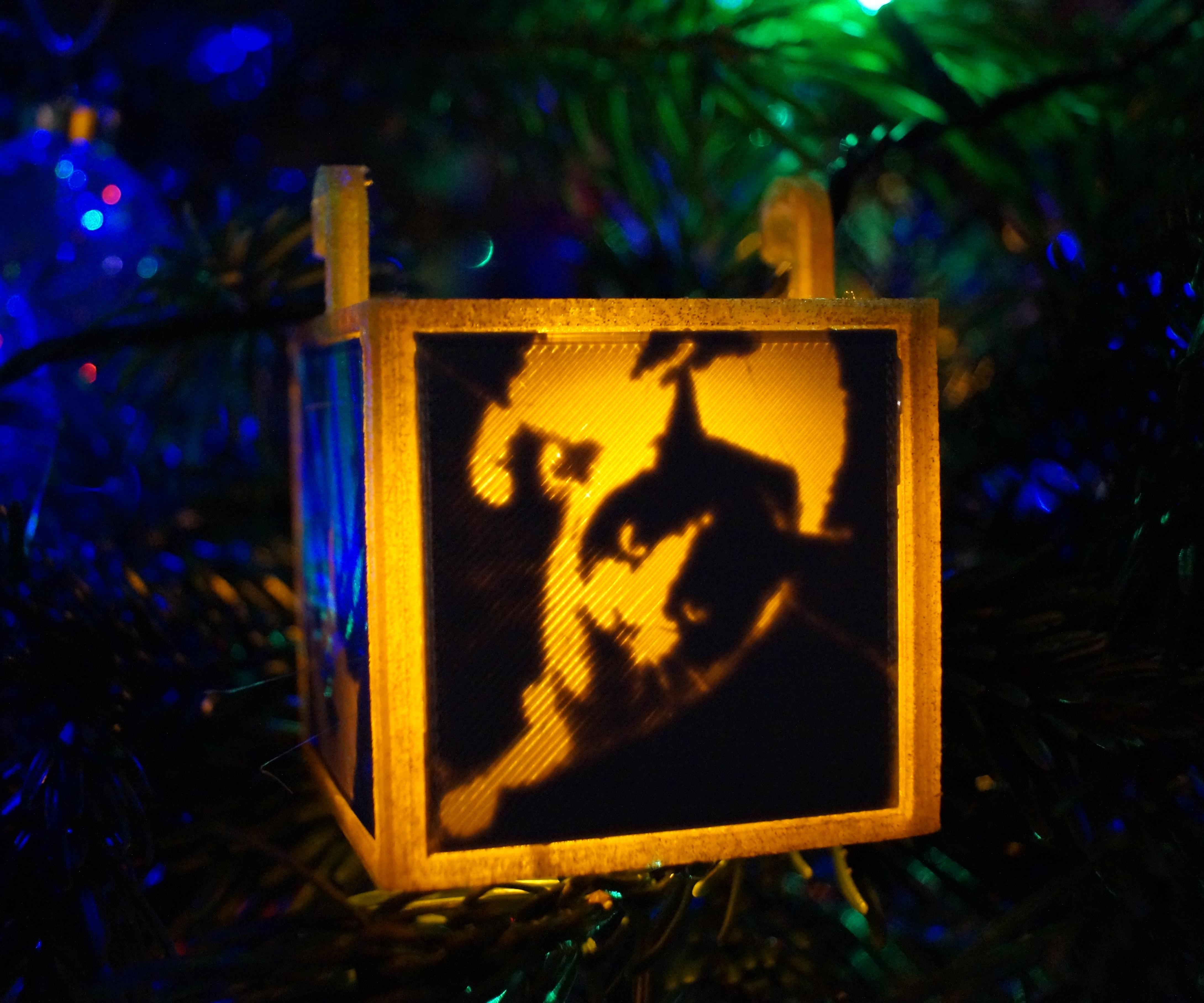 3D Printed Lithophane Decoration