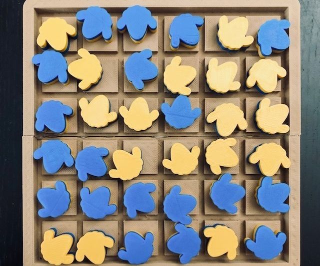 DIY 2 in 1 Board Game (O-Sheep-Thello and Locked Up) Made With Tinkercad