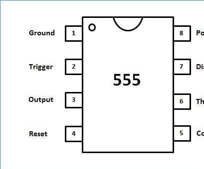 555 Timer Astable Multivibrator Circuit