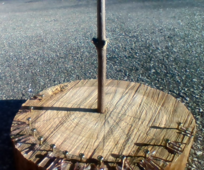 Stump Block Sundial