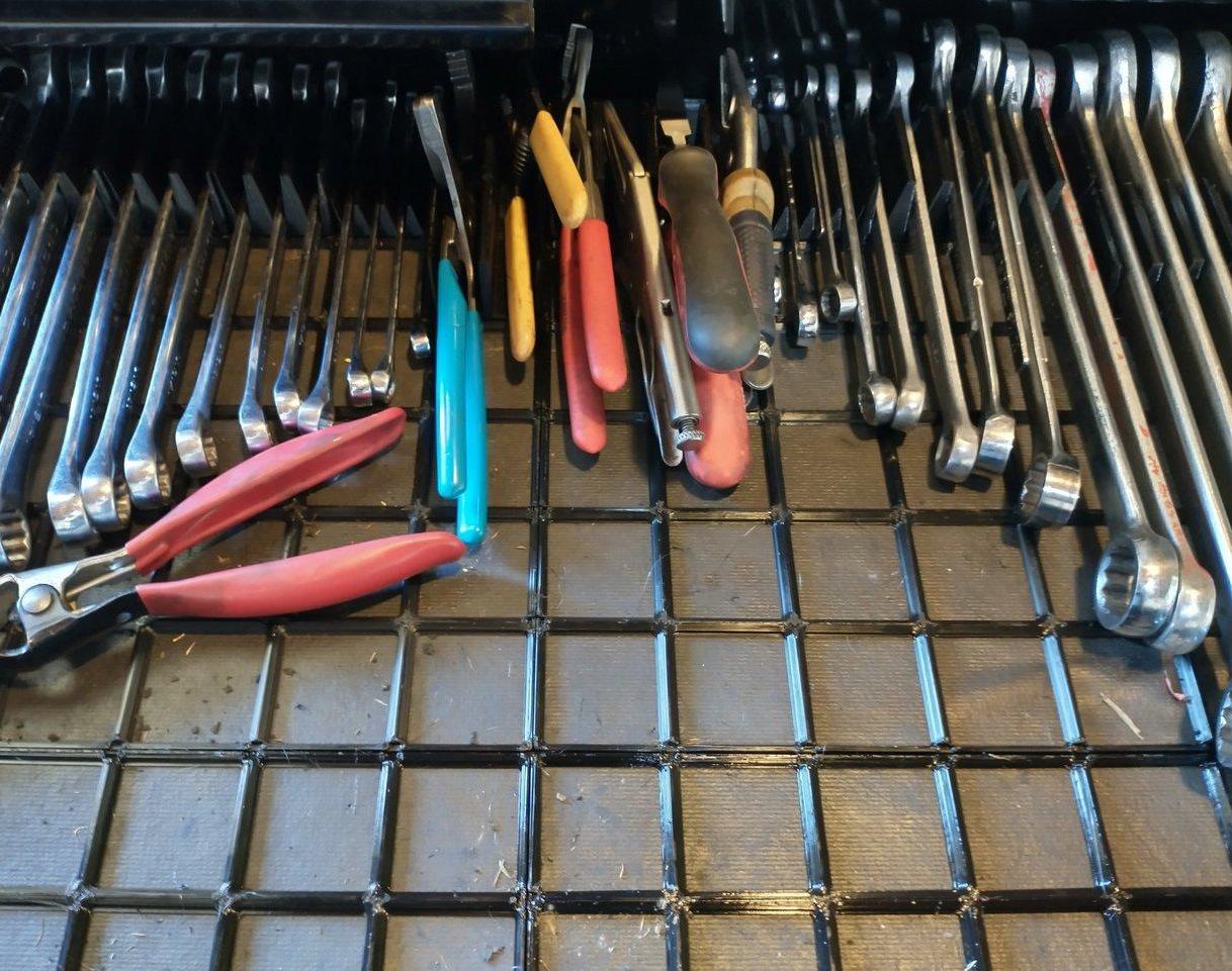 Organize a Mechanics Toolbox Wrench Drawer With Your 3d Printer