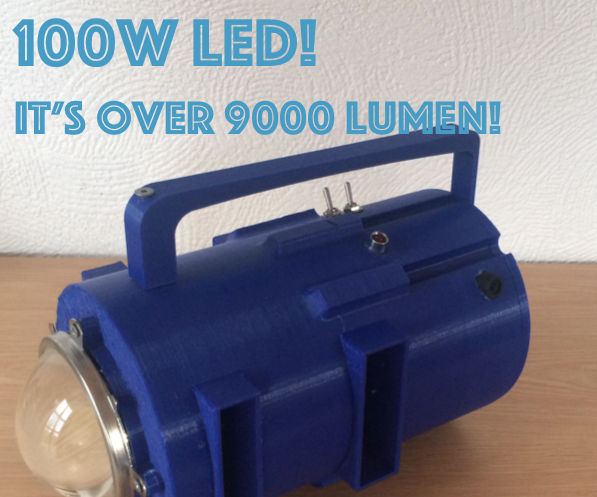 100W LED - Flashlight