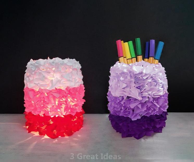 Mason Jar Candle Holder & Pen Holder