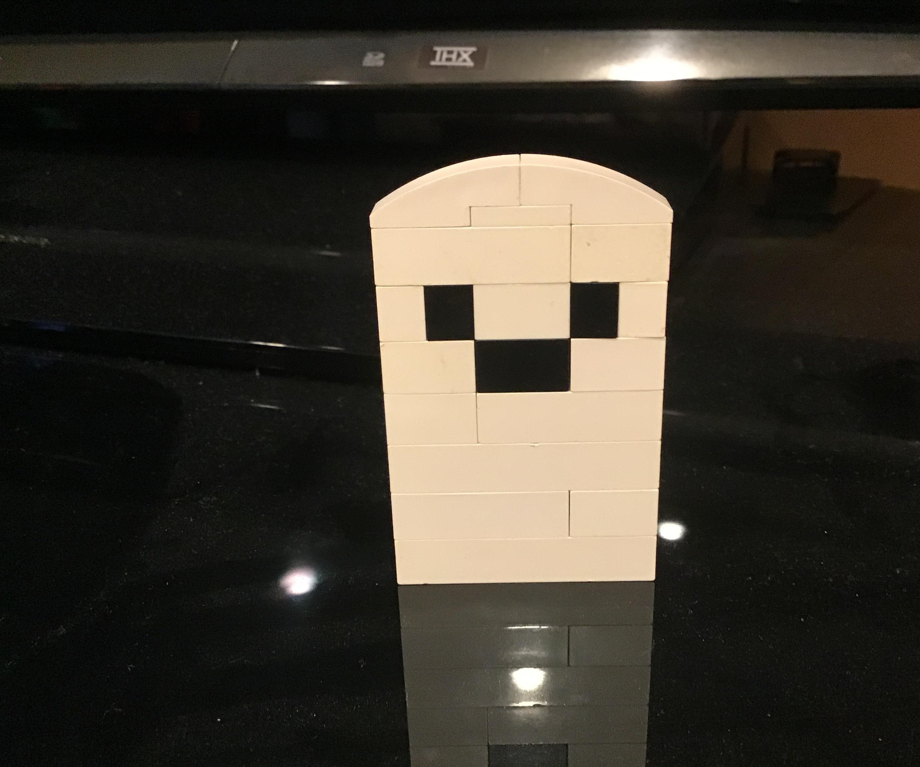 Lego Ghost Perfect for Halloween Indoor Decoration!
