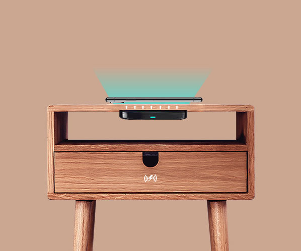 How to Install the Invisible Wireless Charger Under Your Desk？
