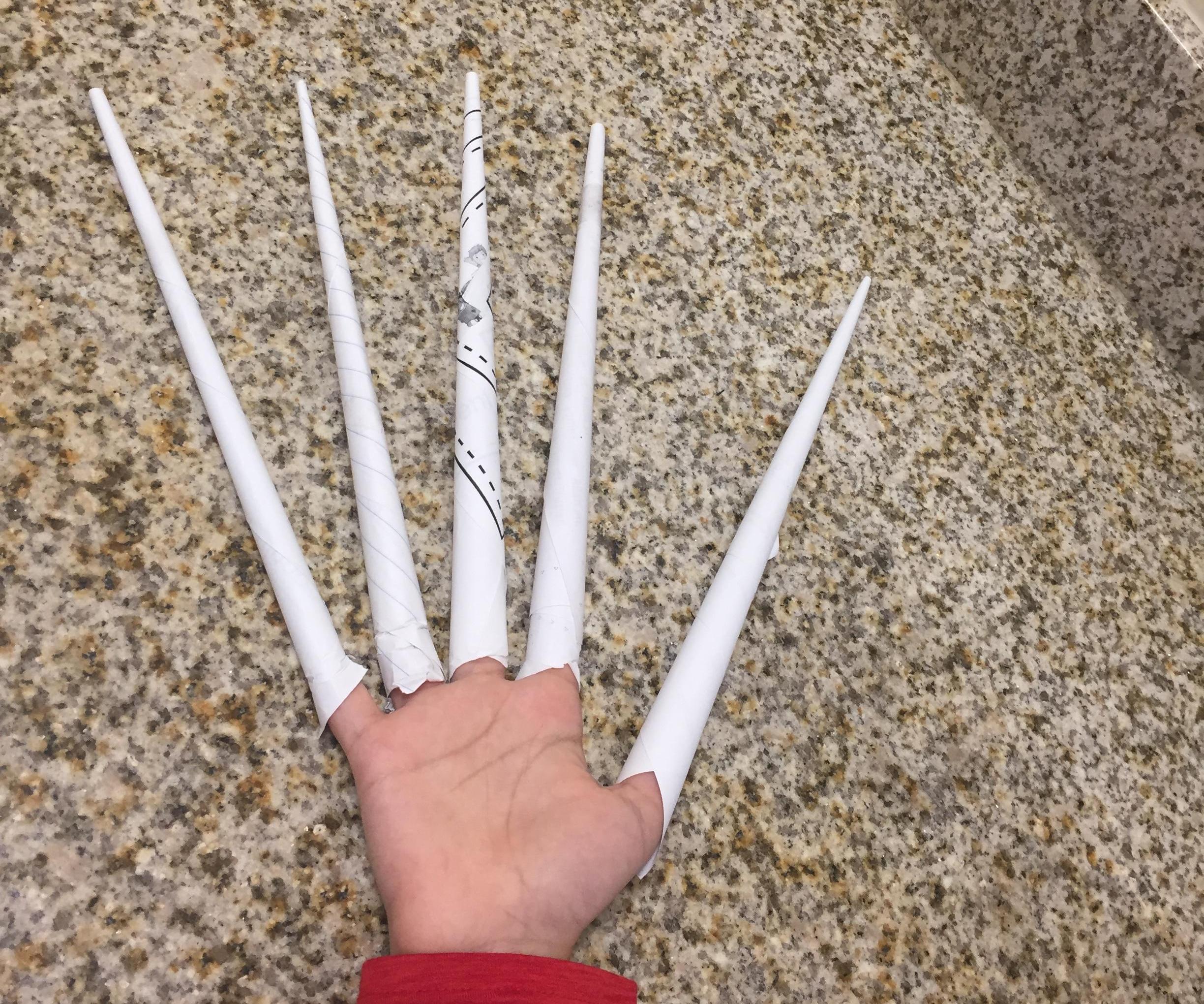 Extremely Long Paper Claws