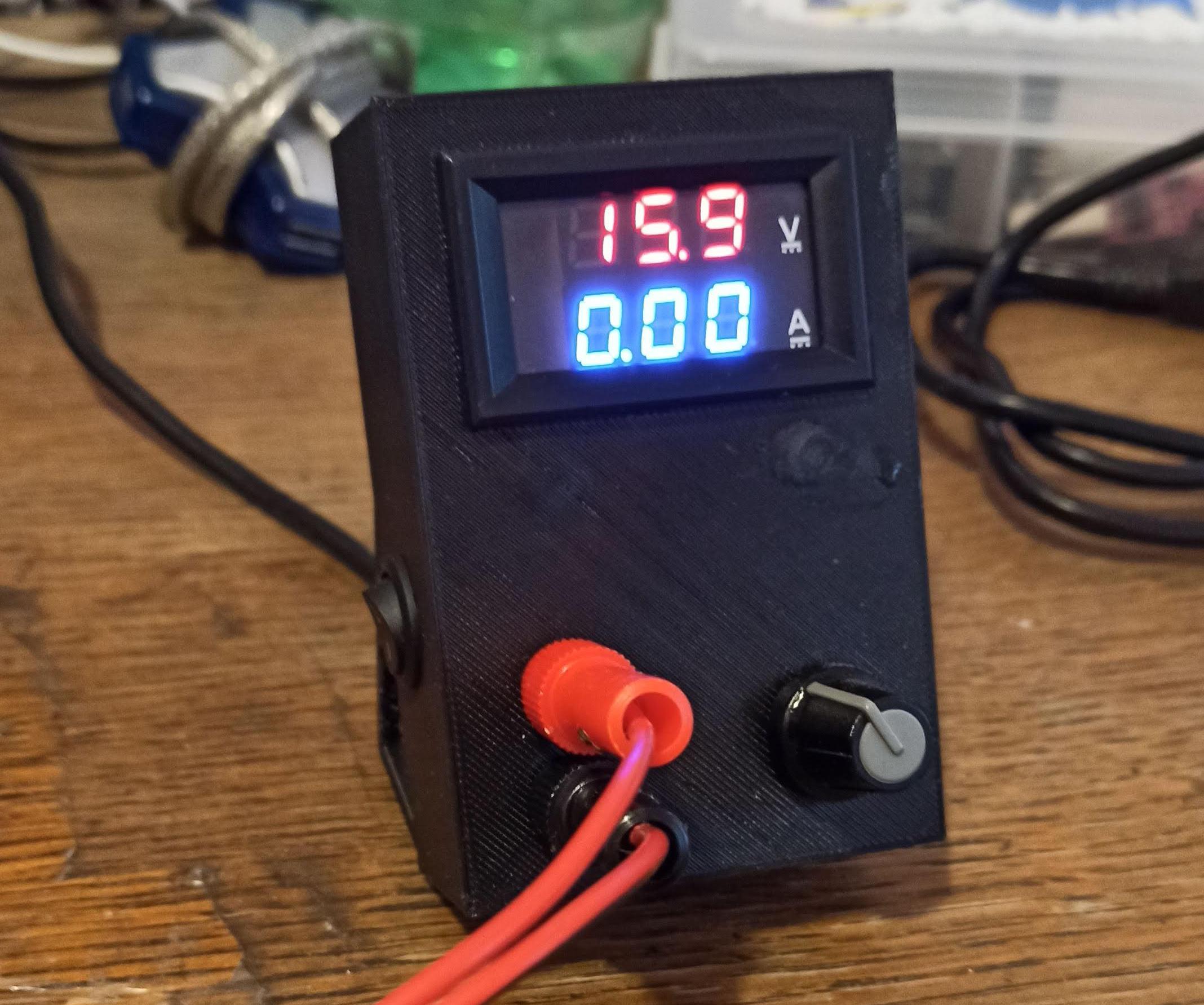 Small Portable Variable Power Supply V2