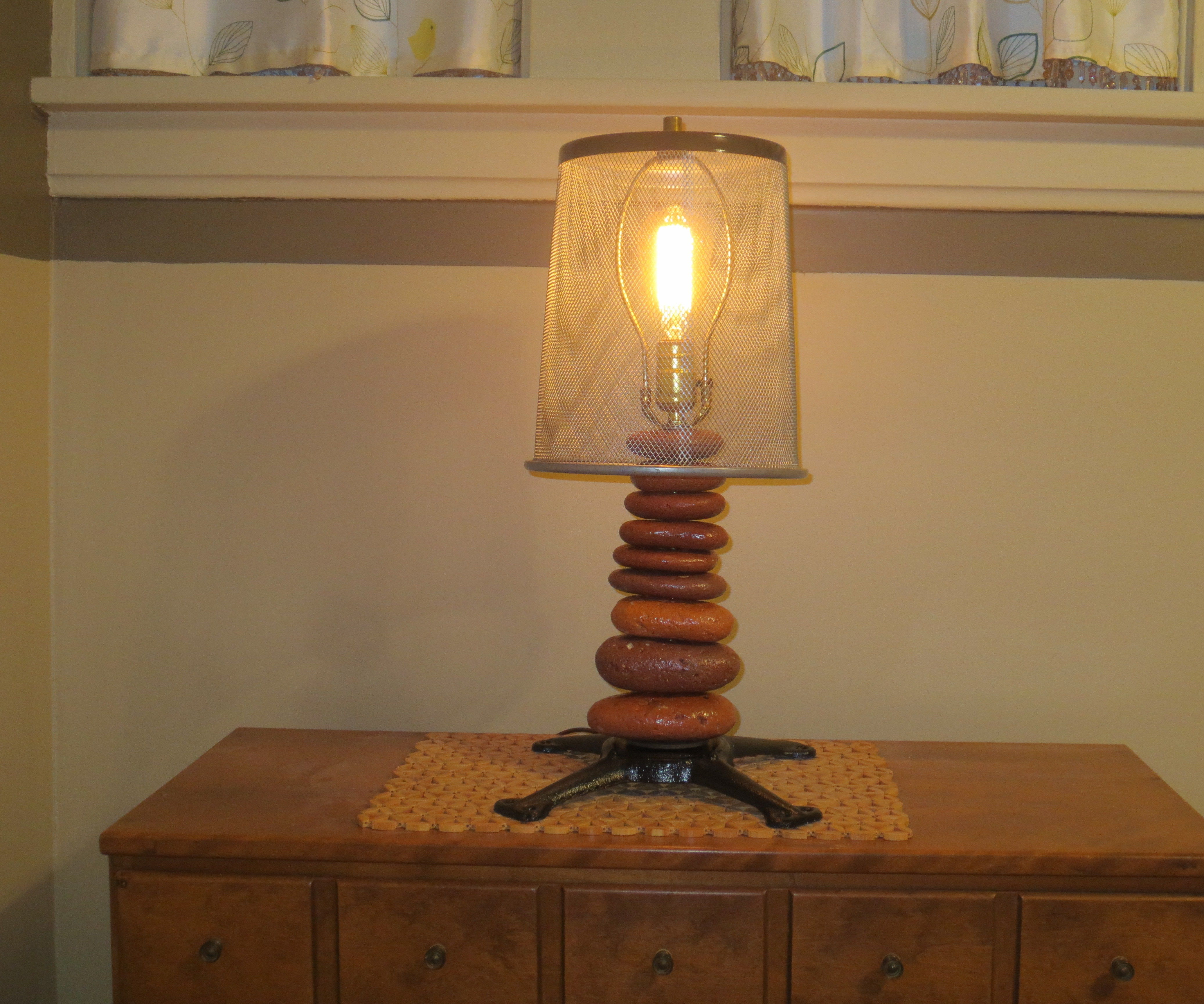 Lamp From Lake Brick