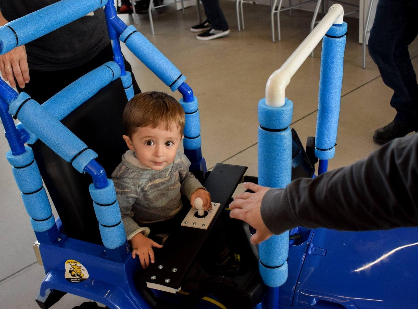GoBabyGo JEEP Modification With Joystick and Roll Cage