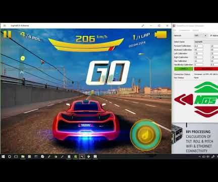 SmartPhone Game Simulator- Play Windows Games Using Gesture Control IMU, Accelerometer, Gyroscope, Magnetometer