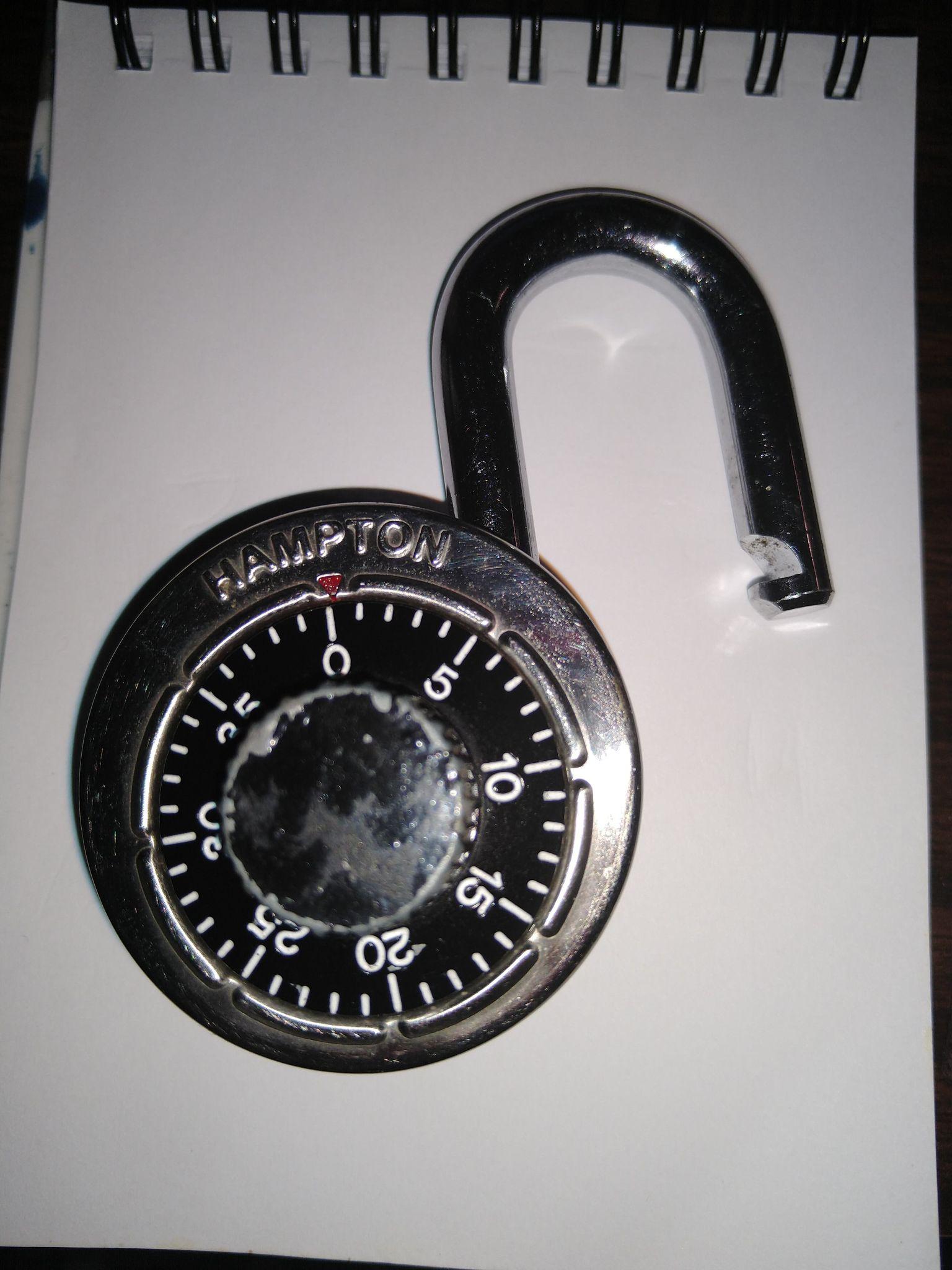 Picking and Solving Combination Lock ( Lost Combination )