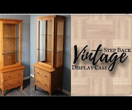 DIY Vintage Display Cabinet