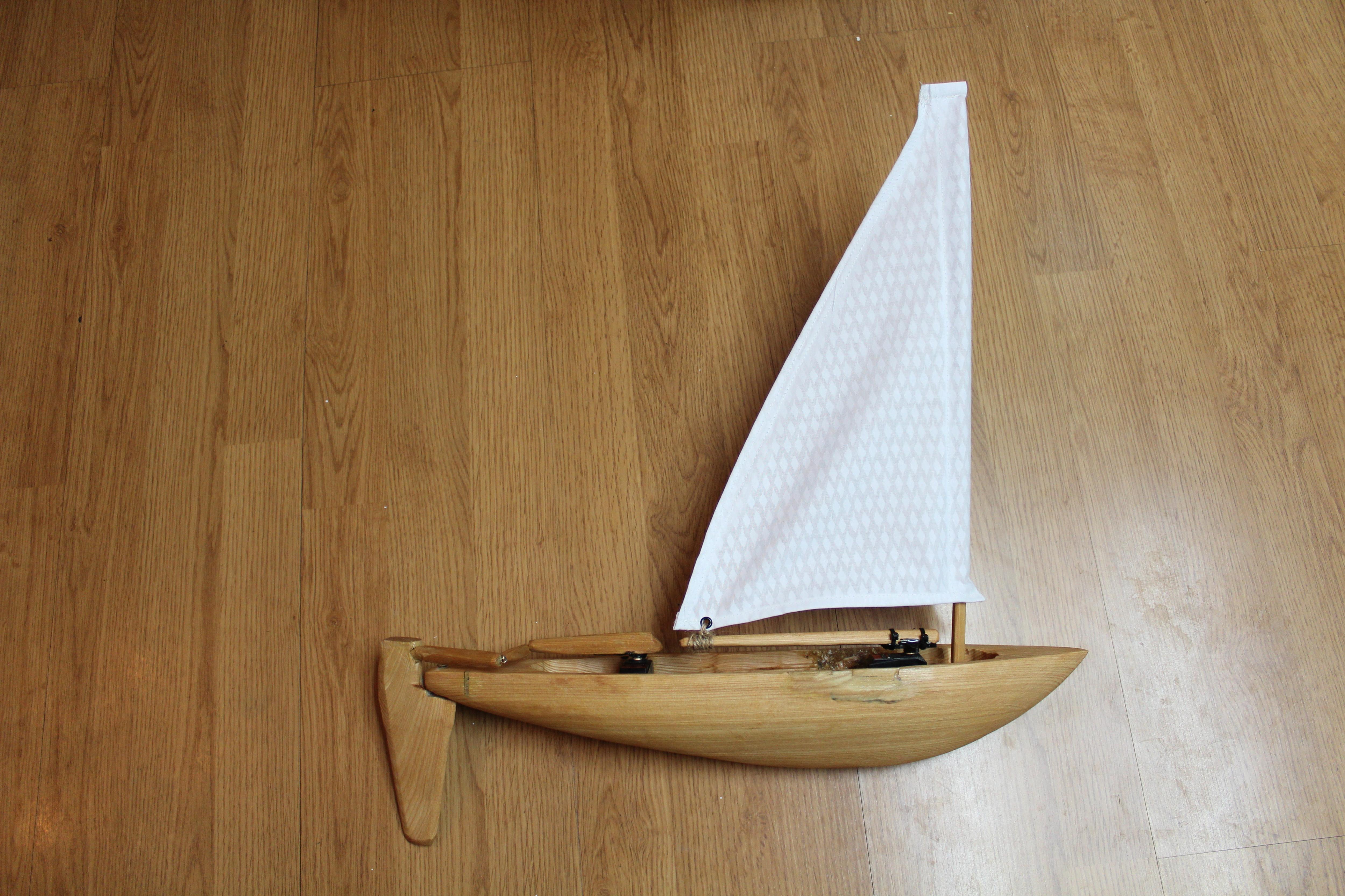 2x4 RC Sailboat